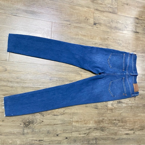 Madewell 9" Mid-Rise Skinny Open Button Fly Roller Jeans Women's Size 25 - Picture 4 of 11